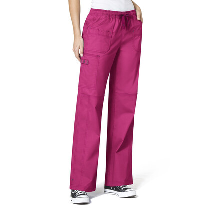 Παντελόνι Γυναικείο Υγειονομικών Wonderwink WonderFlex Multi Pocket Cargo Faith Hot Pink