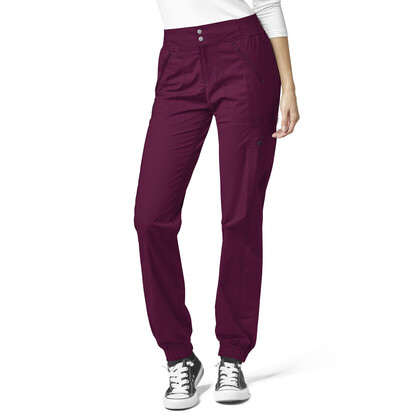 Παντελόνι Γυναικείο Υγειονομικών Wonderwink WonderFlex Cargo Zip Jogger Love Wine
