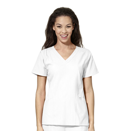 Μπλούζα Γυναικεία Yγειονομικών W123 V-Neck Wonderwink White