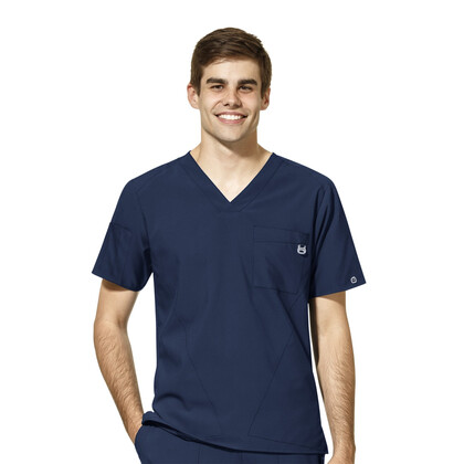 Μπλούζα Ανδρική Υγειονομικών W123 V-Neck Wonderwink Navy Blue