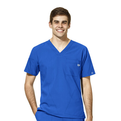 Μπλούζα Ανδρική Υγειονομικών W123 V-Neck Wonderwink Royal Blue