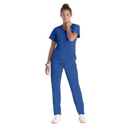 Μπλούζα Γυναικεία Yγειονομικών Impact Moto V-Neck Grey's Anatomy New Royal