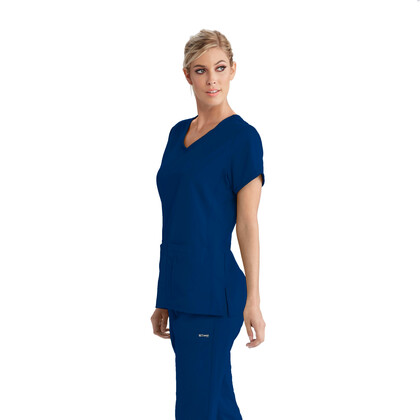 Μπλούζα Γυναικεία Yγειονομικών Cora V-Neck Grey's Anatomy Indigo