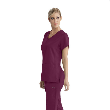 Μπλούζα Γυναικεία Yγειονομικών Cora V-Neck Grey's Anatomy Wine