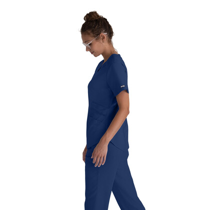 Μπλούζα Γυναικεία Yγειονομικών Impact Moto V-Neck Grey's Anatomy Indigo