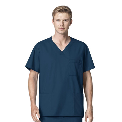 Μπλούζα Ανδρική Υγειονομικών WonderWork V-Neck Wonderwink Caribbean Blue