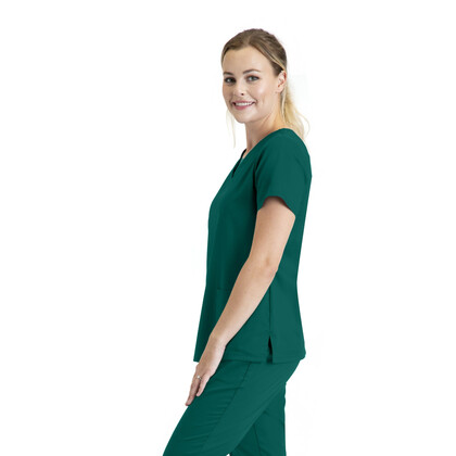 Μπλούζα Γυναικεία Yγειονομικών Essentials V-Neck Barco Hunter Green