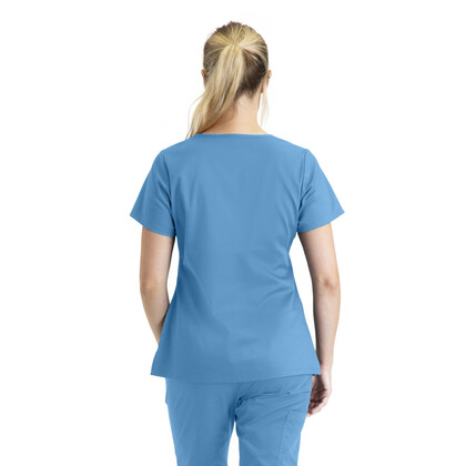 Μπλούζα Γυναικεία Yγειονομικών Essentials V-Neck Barco Ciel Blue