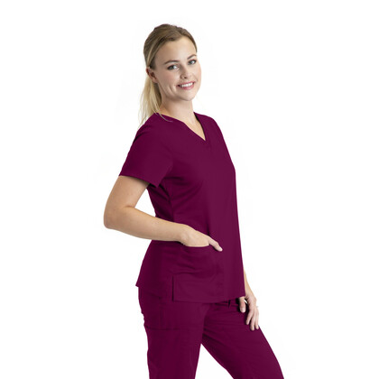 Μπλούζα Γυναικεία Barco One Essentials | V-Neck | Wine