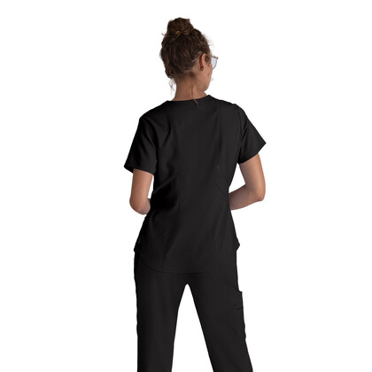 Μπλούζα Γυναικεία Yγειονομικών Impact Moto V-Neck Grey's Anatomy Black