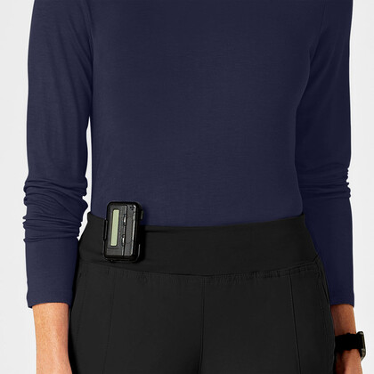 Μπλούζα Γυναικεία Yγειονομικών Wonderwink Silky Tee Navy Blue - 1+1 ΔΩΡΟ