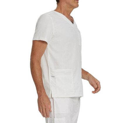 Μπλούζα Ανδρική Υγειονομικών LANDAU Proflex 4-Pocket V-Neck White