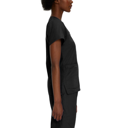 Μπλούζα Γυναικεία Yγειονομικών LANDAU Essentials 4-Pocket V-Neck Black