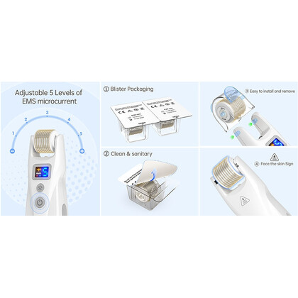 Συσκευή Μεσοθεραπείας EMS Micro Current Derma Rolling Bio Roller G5