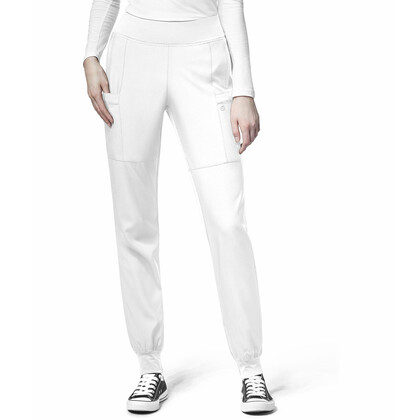 Παντελόνι Γυναικείο Υγειονομικών Wonderwink W123 Comfort Waist Cargo Jogger White