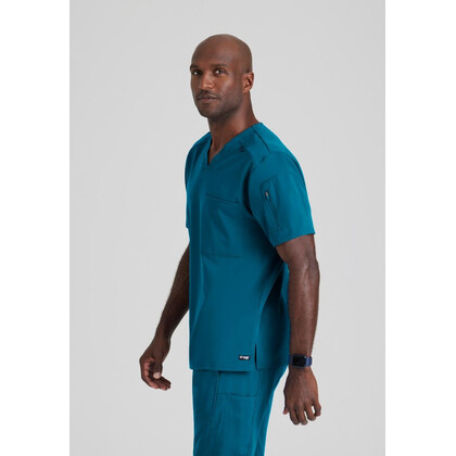 Μπλούζα Ανδρική Υγειονομικών Spandex Stretch Murphy V-Neck Grey's Anatomy Bahama