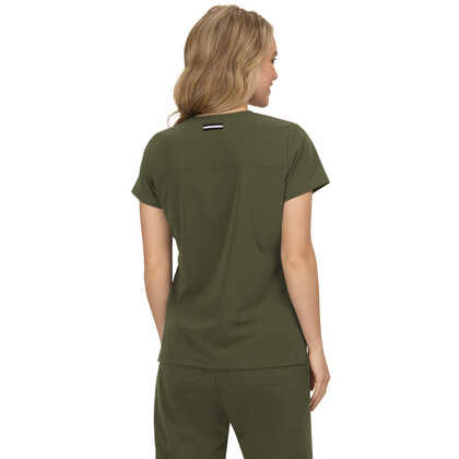 Μπλούζα Γυναικεία Υγειονομικών KOI™ USA Hustle and Heart Olive Green