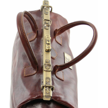 Tuscany Leather Δερμάτινη Ιατρική Τσάντα Barcelona σε Καφέ Χρώμα
