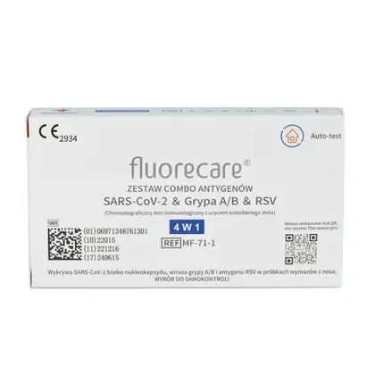 Διαγνωστικό Test Fluorecare Combo (Influenza A/B & SARS CoV2/RSV)