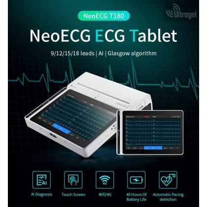 Καρδιογράφος LEPU NeoECG T180 Tablet με Εκτύπωση & Ανάλυση
