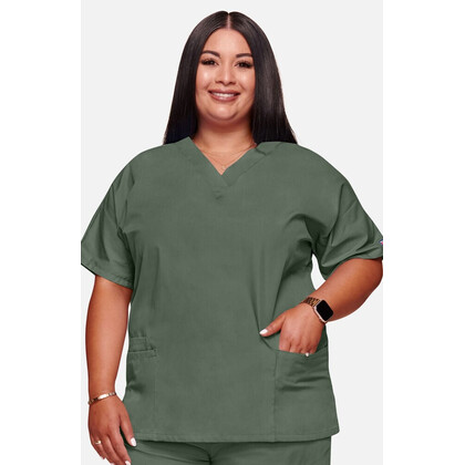 Γυναικεία Μπλούζα Cherokee Workwear Originals | V-Neck | 2 Τσέπες | Olive