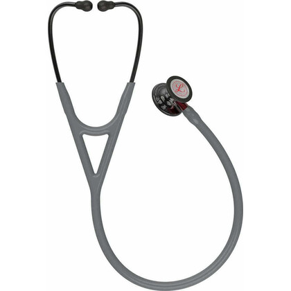 Στηθοσκόπιο 3M Littmann® Cardiology IV™ 6183 Grey, Smoke Finish, High Polish, Red Stem