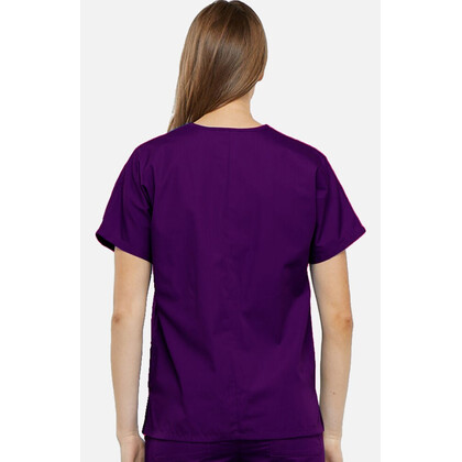 Γυναικεία Μπλούζα Cherokee Workwear Originals | V-Neck | 2 Τσέπες | Eggplant