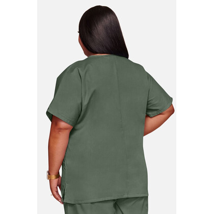 Γυναικεία Μπλούζα Cherokee Workwear Originals | V-Neck | 2 Τσέπες | Olive