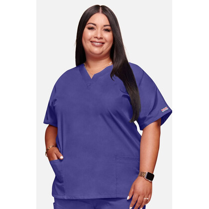 Γυναικεία Μπλούζα Cherokee Workwear Originals | V-Neck | 2 Τσέπες | Grape
