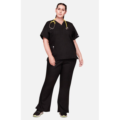 Γυναικεία Μπλούζα Cherokee Workwear Originals | V-Neck | 2 Τσέπες | Black