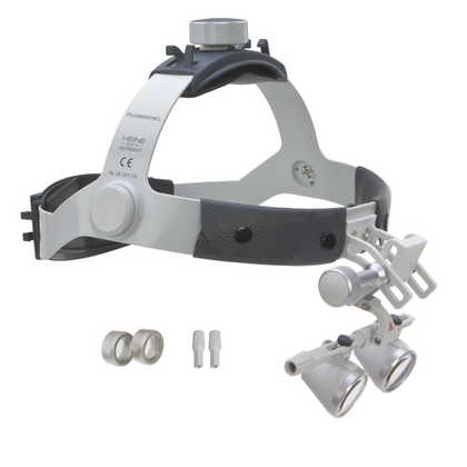 Set Μεγεθυντικές Λούπες Heine 2.5x/420mm σε Επαγγελματικό Κεφαλοδέτη Heine Headband L