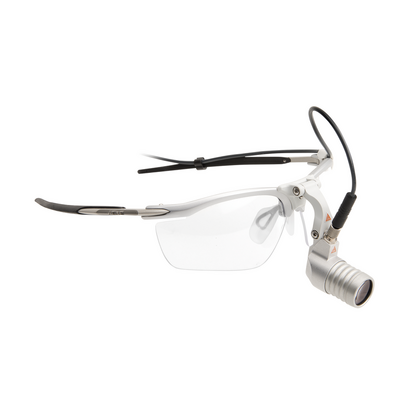 Σετ Μετωπιαίου Φωτισμού Υψηλής Απόδοσης Heine LED MicroLight2 σε Σκελετό Γυαλιών Heine S-FRAME