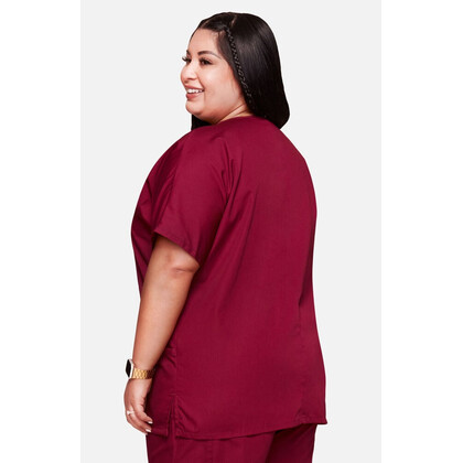 Γυναικεία Μπλούζα Cherokee Workwear Originals | V-Neck | 2 Τσέπες | Wine