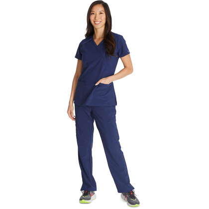 Γυναικεία Μπλούζα Dickies Essentials | Mock Wrap | 2 Τσέπες | Navy Blue