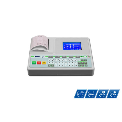 Καρδιογράφος Aspel MINT v.07.102 | 1-3 Κανάλια, Οθόνη LCD