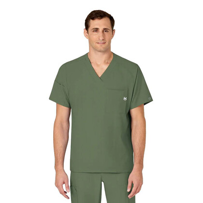 Μπλούζα Ανδρική Υγειονομικών W123 V-Neck Wonderwink Olive