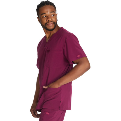 Ανδρική Μπλούζα Dickies Essentials | V-Neck | 5 Τσέπες | Wine