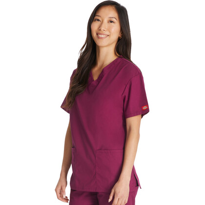 Γυναικεία Μπλούζα Dickies Signature | V-Neck | 3 Τσέπες | Wine