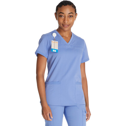Γυναικεία Μπλούζα Dickies Balance | V-Neck | 2 Τσέπες | Ciel Blue
