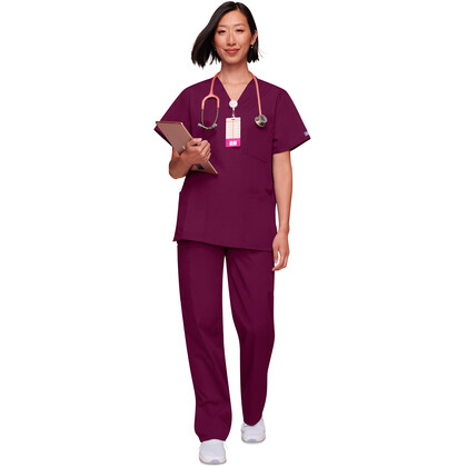 Μπλούζα Υγειονομικών Unisex Cherokee Workwear Originals | Wine
