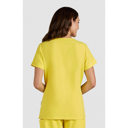 Μπλούζα Γυναικεία Υγειονομικών KOI™ USA Blissful V-Neck Loving Yellow
