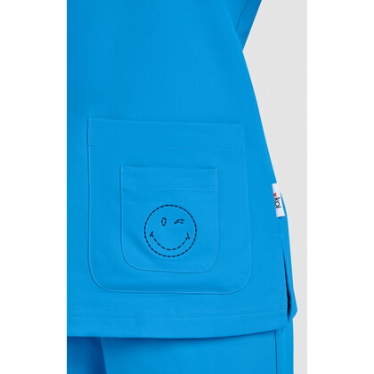 Μπλούζα Γυναικεία Υγειονομικών KOI™ USA Blissful V-Neck Power Blue