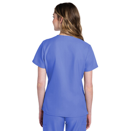 Γυναικεία Μπλούζα Cherokee Workwear Originals Ultra | V-Neck | 2 Τσέπες | Ciel