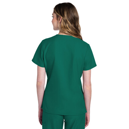 Γυναικεία Μπλούζα Cherokee Workwear Originals Ultra | V-Neck | 2 Τσέπες | Hunter Green