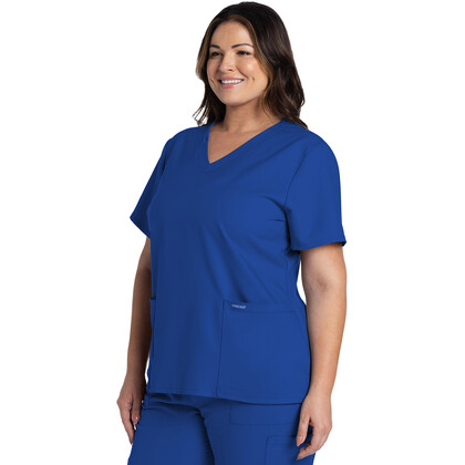Γυναικεία Μπλούζα Cherokee Workwear Originals Ultra | V-Neck | 2 Τσέπες | Royal