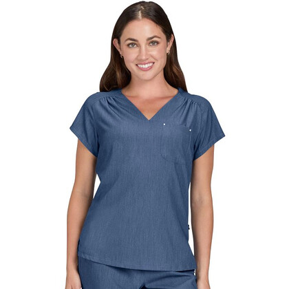 Μπλούζα Γυναικεία Υγειονομικών KOI™ USA Up And Going Denim