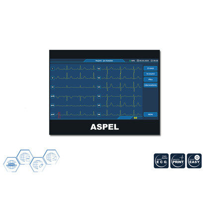 Καρδιογράφος GOLD v.07.101 | 12 Κανάλια, Οθόνη Αφής TFT, WiFi | Made in EU