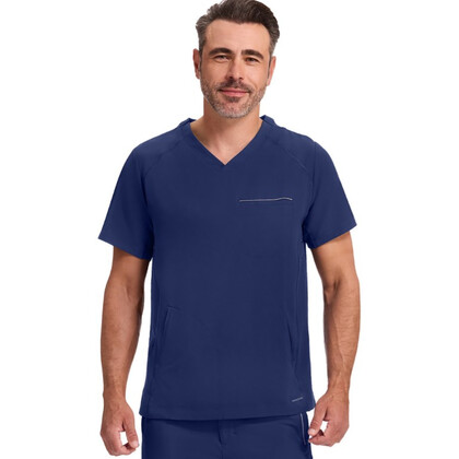 Ανδρική Μπλούζα Healing Hands Steven | V-Neck | 3 Τσέπες | Navy