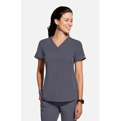 Γυναικεία Μπλούζα Healing Hands Skyler | V-Neck | 2 Τσέπες | Pewter