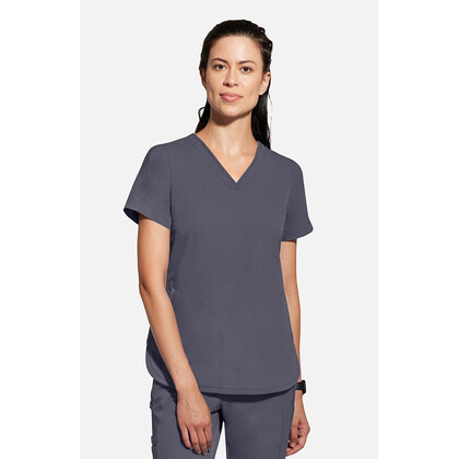 Γυναικεία Μπλούζα Healing Hands Skyler | V-Neck | 2 Τσέπες | Pewter